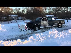 29-Inch Snowfall: Plowing the Driveway