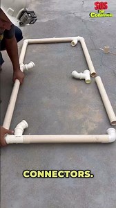 Made a decorative door with PVC pipes 😍! Genius idea