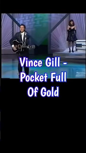 Vince Gill - Pocket Full Of Gold (Lyrics) #90smusic #countrymusic #songlyrics #reels #video