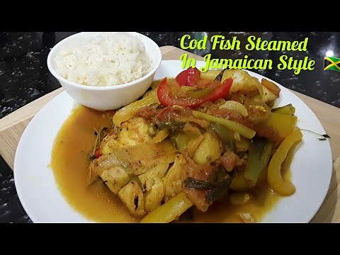 How To Cook Steamed Cod Fish In Jamaican Style | By Creators Kitchen