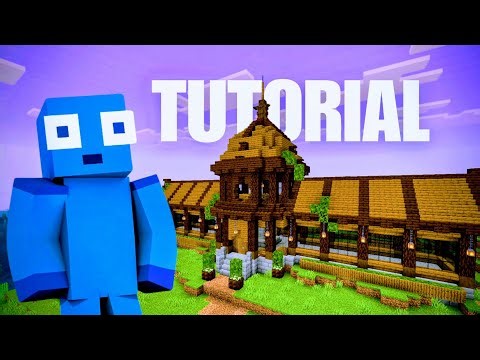 SUPER EASY! Minecraft Hall Design (TUTORIAL)