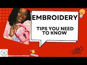 Embroidery Essentials: 5 Must-Know Tips for Machine Embroidery Beginners!