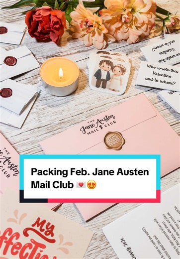 February’s mail club is inspired by Jane Austen romance and made for readers who love cozy moments, handwritten details, and small joys that feel a little magical. If you’ve been craving something lovely to look forward to each month, this might be for you. Join by January 20th to receive this February letter 💌 #booktok #snailmail #janeausten #cozycoreaesthetic #bookishgift