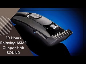 🎧 Haircut sounds hair clipper ASMR 10 hours black screen 3d sounds for sleeping