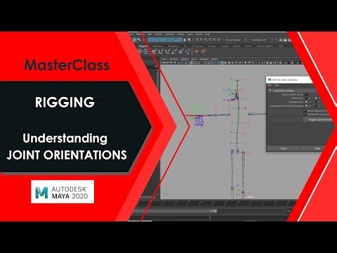 Autodesk Maya - Character Rigging 107 - Understanding Joint Orientation #maya #rigging #3danimation