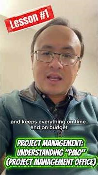 Lesson 1: Understanding the PMO (Beginner Friendly) #projectmanagement #programmanagement #career