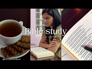 My cozy 5-minute Bible study Routine | Proverbs | My First video