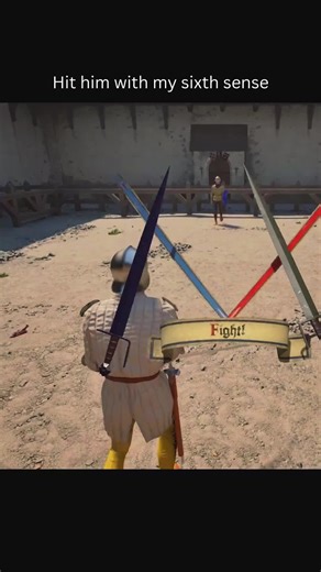 Hit hit with my sixth sense #vrgames #pcgaming #halfsword #gaming #game