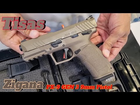 Zigana PX-9 GEN 3 9mm Pistol Review and Unboxing | Tisas Zigana PX9.