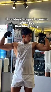 Shoulders/Bicep/foreArm workout (Dumbbells Only) #biceps #bicepsworkout #forearmworkout #shoulderworkout #gym #fitnessmotivation #FitnessJourney #fitness #fitnessgoals #gymlife #gymmotivation | Patrick San Diego