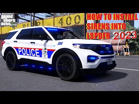 How To Install Sirens Into LSPDFR | 2023 | Whelen Cencom Sapphire | #lspdfr