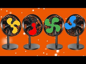 Colourful Fan Spinning