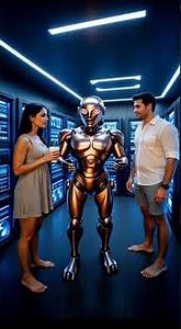 Short Science Fiction movie "Good AI Vs Bad AI" part four " Alien Friend "