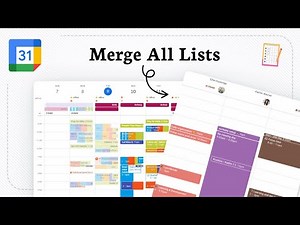 How to combine calendars in google calendar