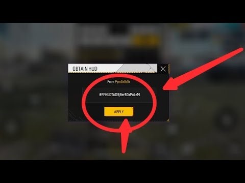 The Best FF HUD for Two finger players |With Code | #FreeFire