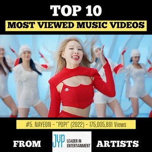 8.7K views · 617 reactions | These are the (TOP 10) Most Viewed Music Videos by artists from #JYP Entertainment. We only used the most viewed video from each artist, so that the list would be more diverse.  This video includes: #TWICE, #StrayKids, #GOT7, #ITZY, #NMIXX, #missA, #WonderGirls and more! | K-Ville Entertainment | Facebook