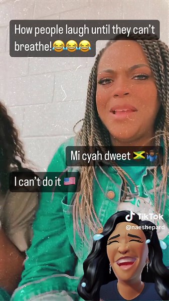 Yall do this???? Laugh until you wheeze?? Or can’t breathe? @Olivia Howard goes to another dimension when she laughs bro😂😂😂😂#cultureappreciation❤️ #languagelearning #jamaica #america