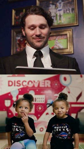 Josh Allen cries after Oishei Children Hospital cancer patients send a special message after he was awarded MVP 🥺😭 (vid cred Buffalo Bills) | Niagara Action