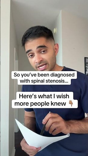 So you’ve been diagnosed with spinal stenosis…