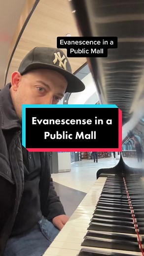 Playing Evanescence in the Public Mall! #evanescence #bringmetolife #piano #pianocover #musiciansoftiktok #pianomikeofficial #publicpiano #public @Evanescence