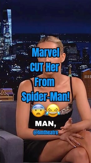 Marvel CUT Her From Spider-Man! 😨😂 #zoeydeutch #spiderman