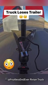 8.3M views · 44K reactions | Electric truck loses trailer because of the wrong hitch ball size. #truck #trailer #hitch #fail | CarHax | Facebook