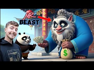 Mr Beast Scene In Kung Fu Panda 4