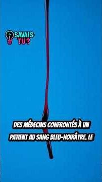 Quand le sang humain vire au vert