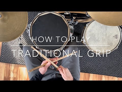 How To Play Traditional Grip on Drums