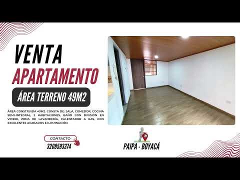VENTA APARTAMENTO 49M2 EN PAIPA