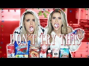 TRYING WEIRD CHRISTMAS FOODS WITH TANA MONGEAU