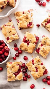 4.3K views · 163 comments | These Fresh Cranberry Shortbread Bars make a great Christmas dessert or a beautiful addition to a cookie platter! Simple, buttery, and full of sweet-tart cranberry flavor, these wonderful bars have white chocolate and macadamia nuts to make them even more special!  Comment “recipe” and I’ll send it your way! https://houseofnasheats.com/fresh-cranberry-shortbread-bars/ #cranberry #shortbread #christmas | House of Nash Eats | Facebook