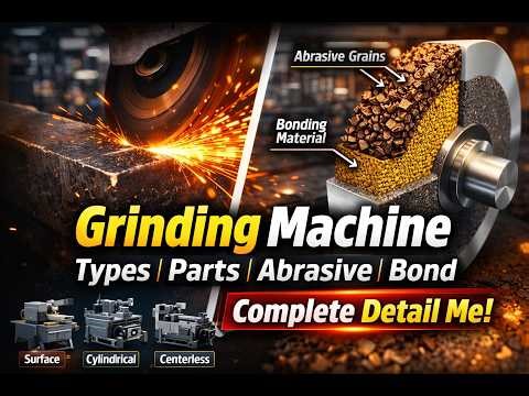 Grinding Machine in Hindi | Introduction, Types & Parts Full Detail