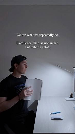 How to Achieve Excellence 👇🏻 📩 SAVE this. Here’s a powerful truth: 🔁 We are what we repeatedly do. Therefore, excellence is not an act, but rather a habit. Here’s what YOU NEED to understand to be successful: 👉🏻 Excellence isn’t achieved overnight. It’s the result of consistent, daily actions that compound over time. 👉🏻 When you cultivate positive habits, the actions become ingrained in your routine. Excellence becomes second nature. 👉🏻 Every positive habit you cultivate is a brick in 