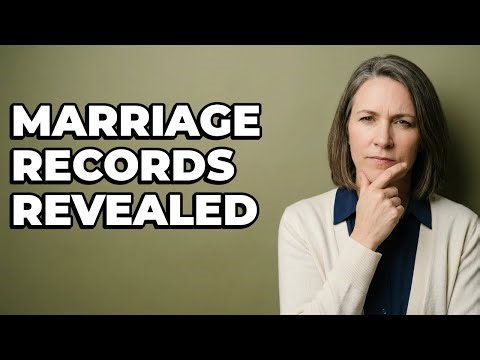 What Information Is On An Official Marriage Record?