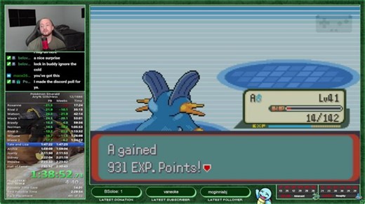 Emerald Any% Glitchless Speedruns