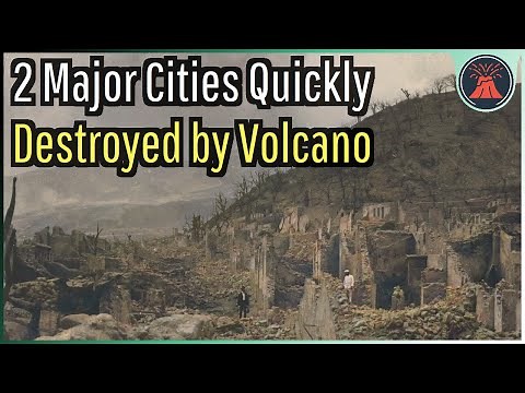 2 Large Cities Destroyed; Mount Pelee's Infamous Eruption