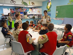 Cub Scouts Learn About Patch, Earn Communicator Badge
