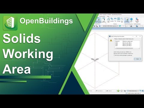 OpenBuildings Designer Update 10 | Working with Solids Working Area