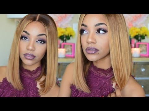 Blonde Blunt Bob Wig Tutorial | How to bleach bundles properly?