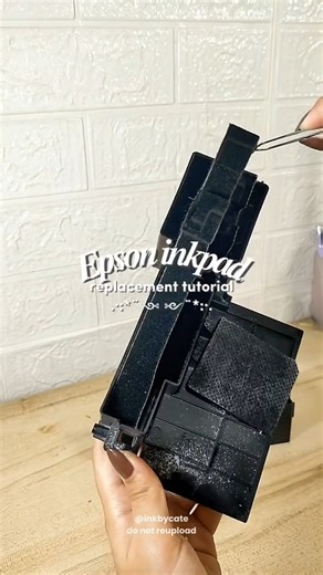 epson ink pad replacement tutorial~ ink pad at end of service life solution #inkbycate #inkbycateprintingtips | Ink by Cate