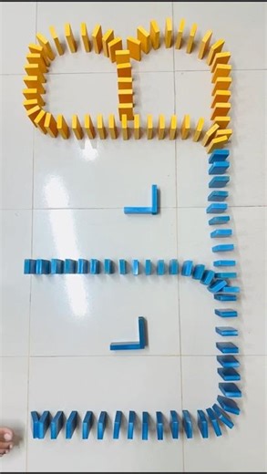 The Question Mark Domino Effect ❓ | Most Satisfying Chain Reaction”