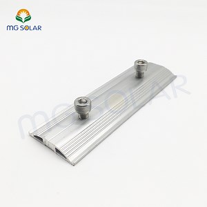 [Hot Item] Aluminum Rail Photovoltaic Support Solar Panel Mounting Solar Rail Connector
