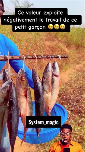 Ce voleur exploite négativement le travail de ce petit garçon 😭😭😭