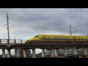 ドクターイエローT4 のぞみ検測上り 2024年12月15日12時55分頃 明石市内