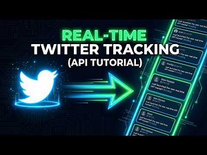 Track Twitter (X) in Real Time for FREE | Twitter Streams API Tutorial