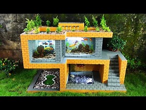 Build a beautiful modern villa for fish
