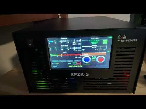 RF2K-S Amplifier, came today and I am tuning the 40m ATU band segments, quick how to..