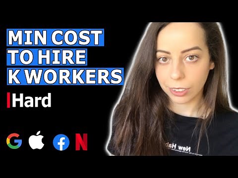 Google Coding Interview Question and Answer - Min Cost To Hire K Workers [LeetCode 857]