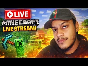 🔴 LIVE Minecraft Survival Series | Public SMP + Hindi Gameplay